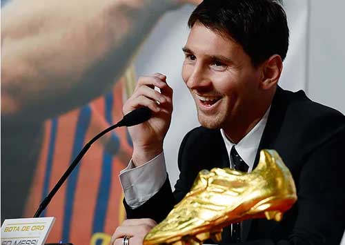 Messi Claims Record 5th Golden Shoe The Manila Times