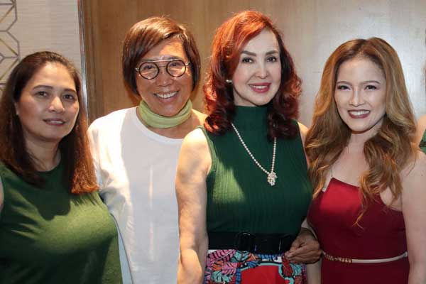 Therese Ramos, Renee Salud, Cory Quirino and Cue