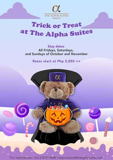 A sweet Halloween at The Alpha Suites