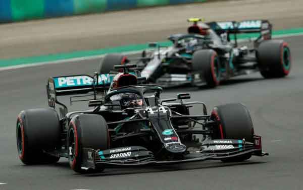 Hamilton Breaks Records As Mercedes Locks Out Front Row | The Manila Times